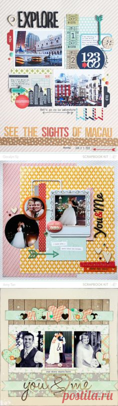Scrapbooking в Pinterest