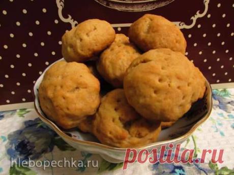 Простое банановое печенье (на растительном масле, без яиц) - ХЛЕБОПЕЧКА.РУ