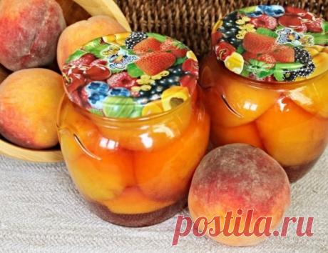 Как приготовить персики в сиропе - рецепт, ингредиенты и фотографии
