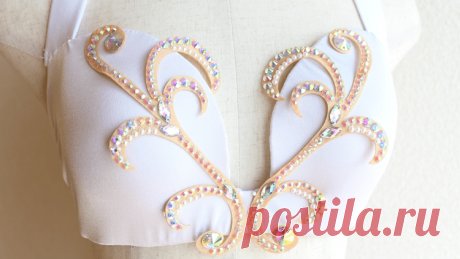 Make Along: Jasmine Vine Rhinestone Applique - SPARKLY BELLY