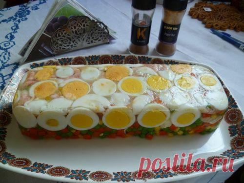 АСПИК по-норвежски.Предполагаю, что  аспик — это что-то похожее на наше заливное. АСПИК — это блюдо, которое чаще всего готовят в Норвегии к приходу гостей или на праздничный стол. Выглядит это блюдо красиво и празднично. А самое главное — всегда получается вкусно и красиво!