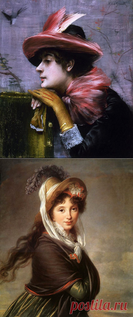ВСЁ ДЕЛО В ШЛЯПЕ: Женщины в картинах известных художников | Калейдоскоп новостей | Яндекс Дзен