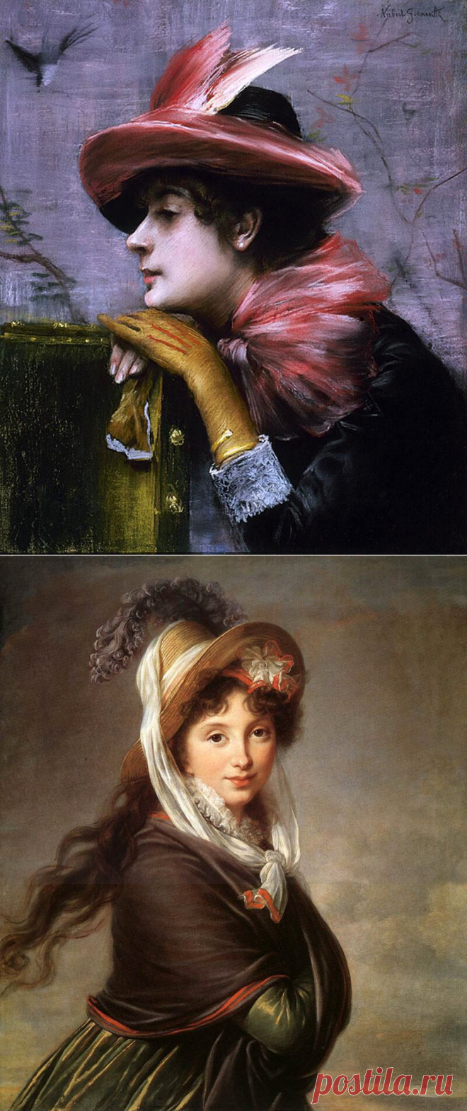 ВСЁ ДЕЛО В ШЛЯПЕ: Женщины в картинах известных художников | Калейдоскоп новостей | Яндекс Дзен