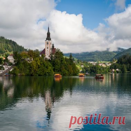Озеро Блед Путешествие и Отдых в Юлийских Альпах Словении Bled Travel and Recreation in Slovenia