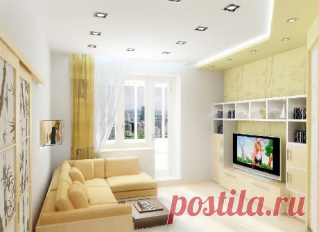Дизайн гостиной в хрущевке - 18 кв м, дизайн маленькой комнаты, 155 фото