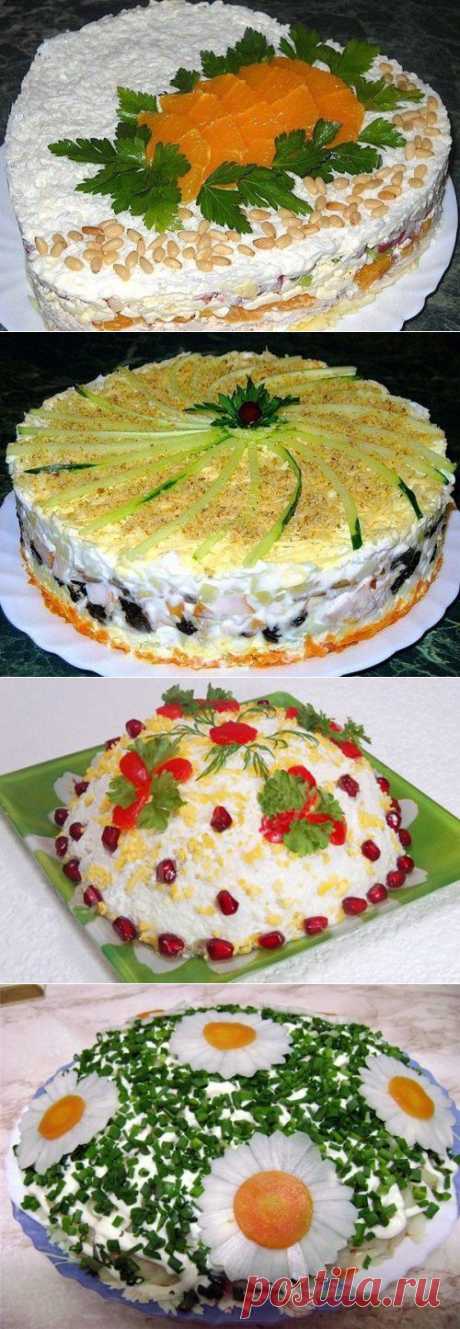 Салаты с копченой курицей: 8 рецептов / Простые рецепты