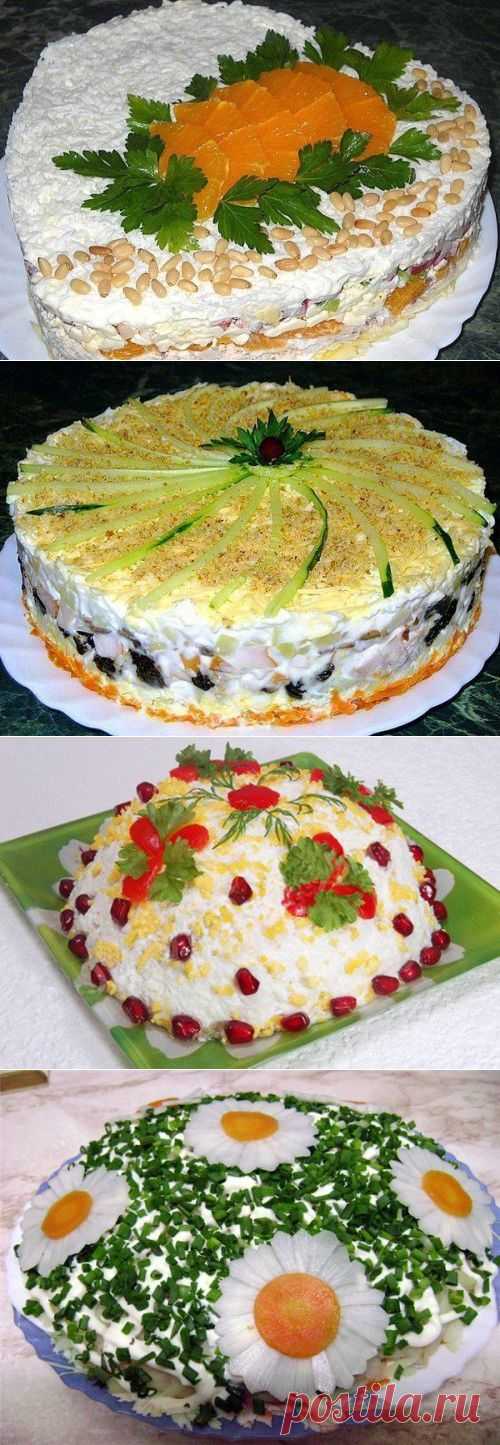 Салаты с копченой курицей: 8 рецептов / Простые рецепты
