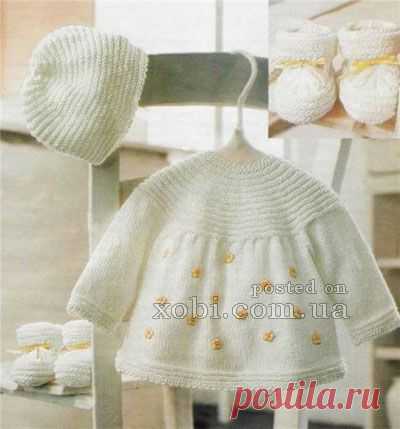 Детские комплекты и костюмы вязаные крючком и спицами » Страница 10