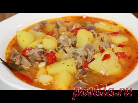 Ну, оОчень вкусные - Куриные желудочки с картофелем!