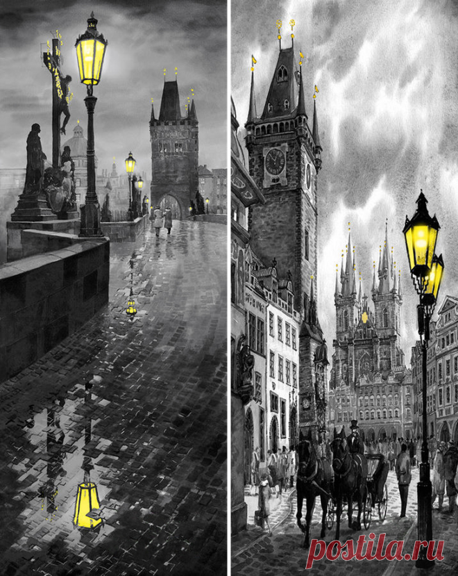 Художник Юрий Шевчук. Магический город - Прага