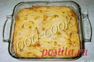 картофельный пирог с мясом и сыром