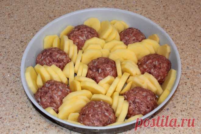 Запеканка из фарша и картофеля
