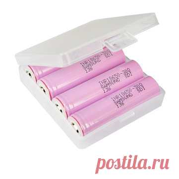 4PCS Samsung INR18650-30Q 3000mAh Незащищенная кнопка Top 18650 Батарея С защищенной коробкой Продается на Banggood.com
