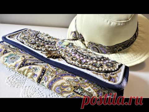 Клатч👜 платье👗 шляпа👒из платка своими руками