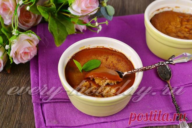 Пудинг карамельный.