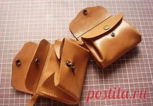 Отличный кошелек из кожи своими руками — Рукоделие