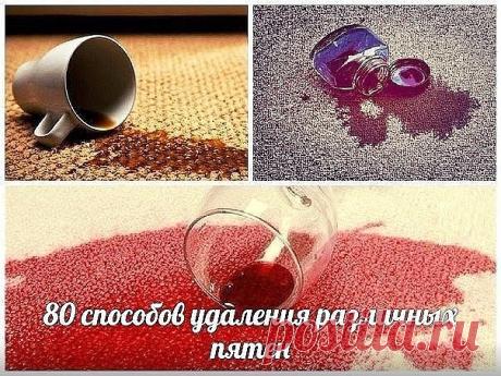 80 СПОСОБОВ УДАЛЕНИЯ РАЗЛИЧНЫХ ПЯТЕН
На все случаи в жизни!

Как просто и быстро отмыть все пятна... от сока, крови, вина, пива, шампанского, травы, жвачки, томата, соусов, рыбы, консервов, ржавчины, йода, помады, яблок, малины, черешни, духов, губной помады, чернильные пятна, пятна от растительного масла, пятна жира….?

Мы знаем 80 способов удаления различных пятен.

1. Изделия из искусственных шелковых тканей нельзя сразу, без пробы, чистить такими средствами, как ацетон...