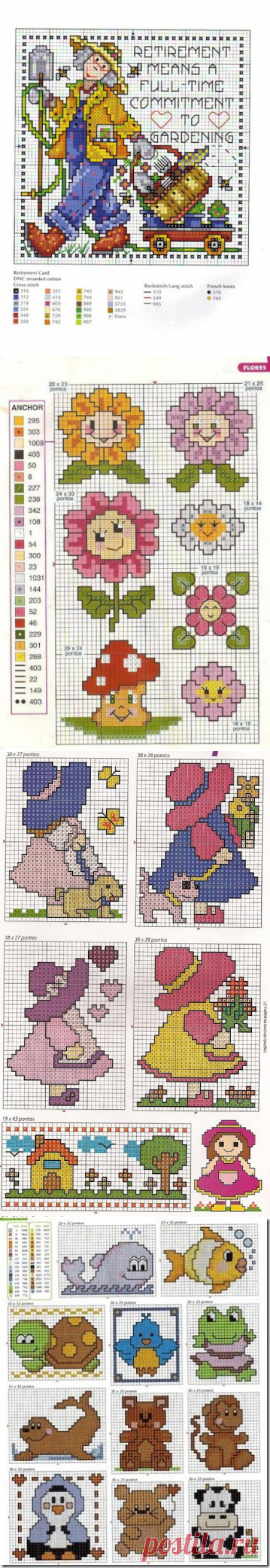 Letras e Artes da Lalá: Gráficos de ponto cruz. Fotos: google.