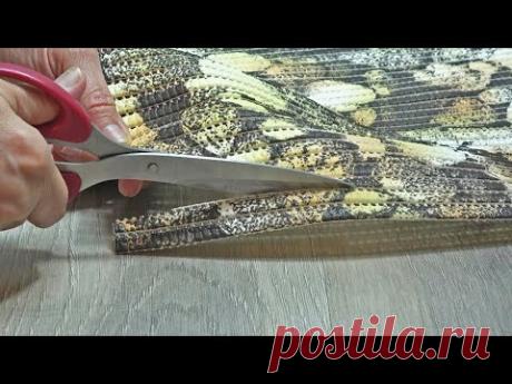 Купили коврик и сразу его порезали! Вы не поверите, что из него получилось!