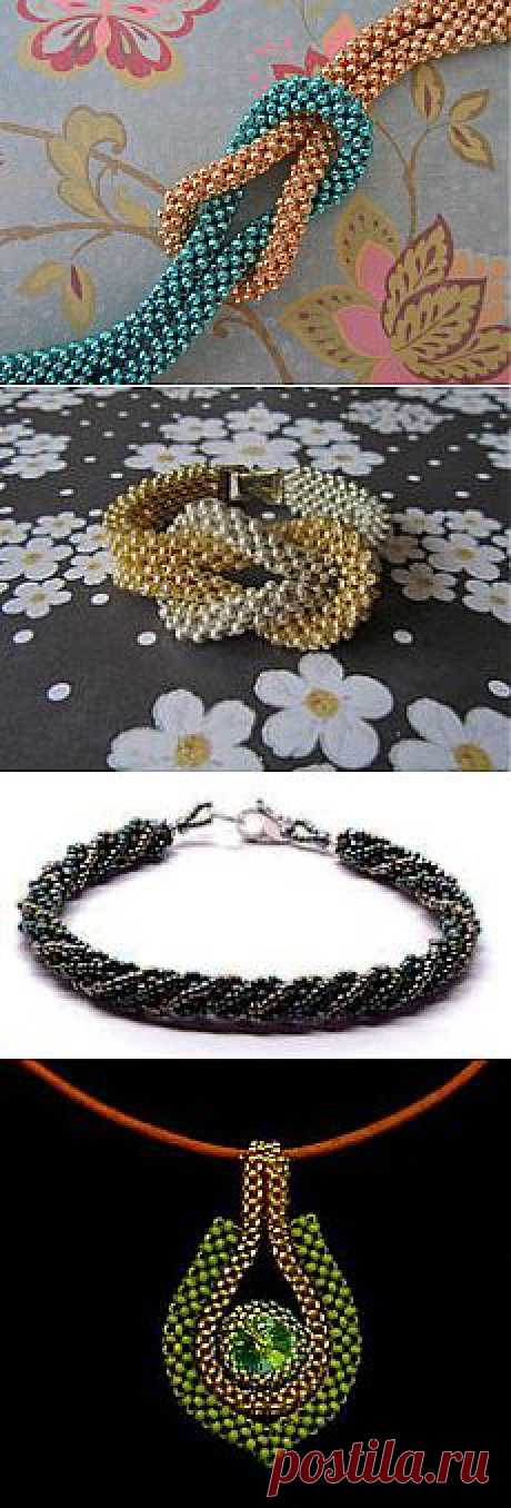 Cubic Right Angle Weave - Interchangeable Looped Bracelet PDF