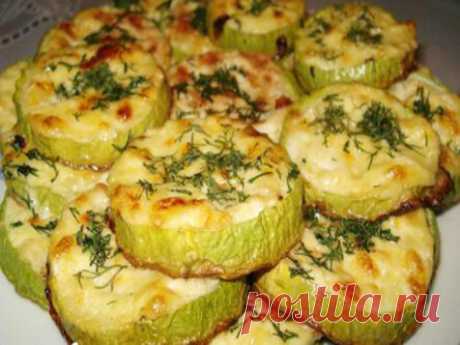 Кабачки, запеченные в духовке