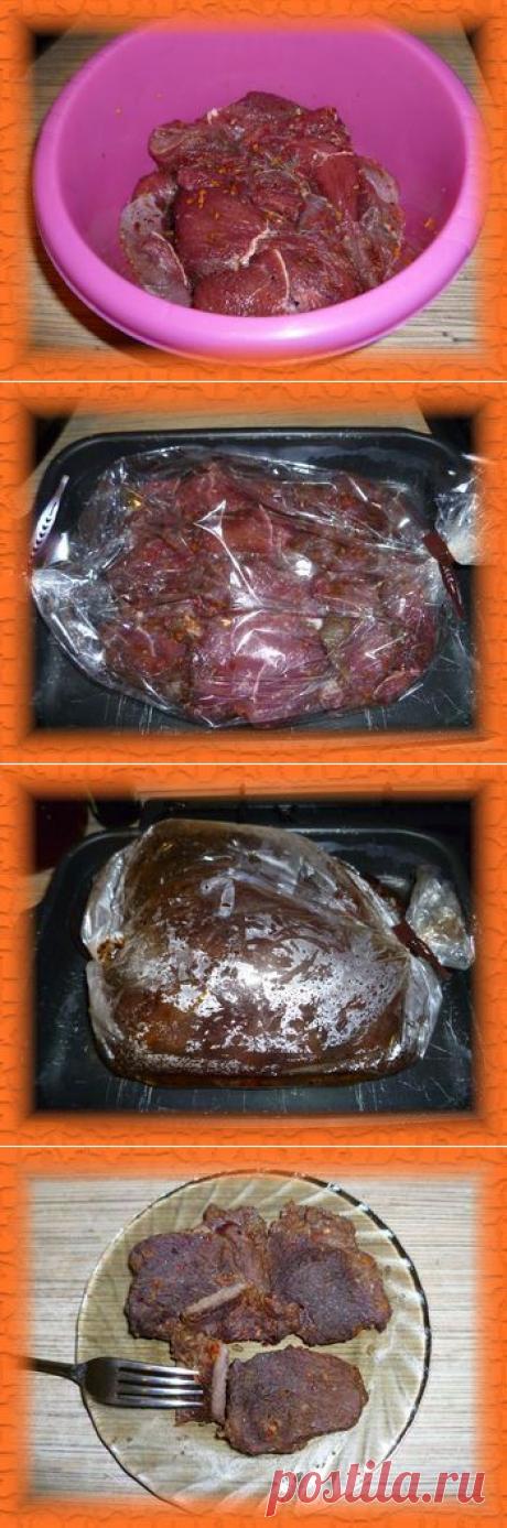 Говядина в духовке в пакете для запекания | Снедание