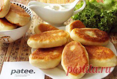 Жареные пирожки с картофелем и грибами - рецепт с фотографиями