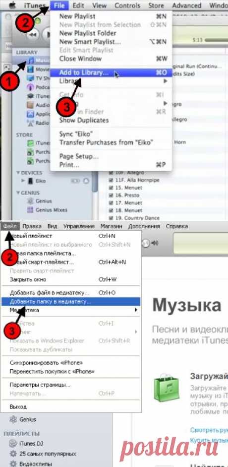 Ликбез и секреты копирования музыки на iPhone (айфон, iPod, iPad) для «чайников»:)