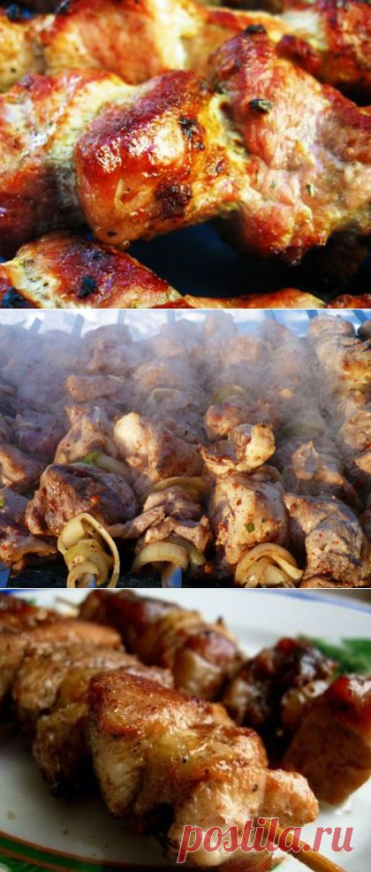 Шашлык из свинины в коньячном маринаде / Простые рецепты