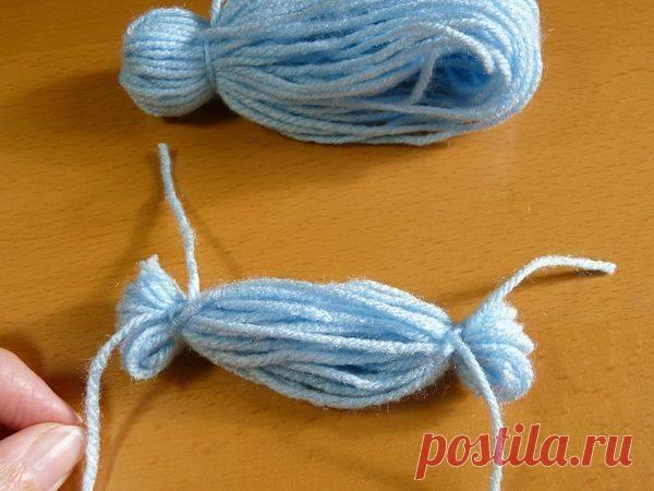 Милые куколки из остатков пряжи из категории Интересные идеи – Вязаные идеи, идеи для вязания