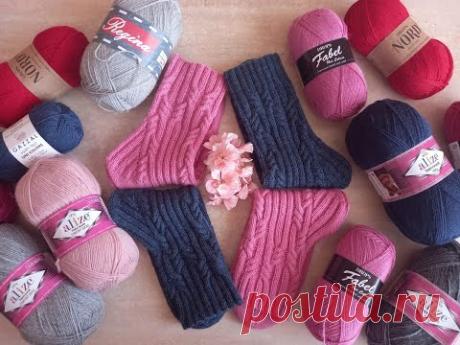 МК носков #Лианы_socks 1 часть.