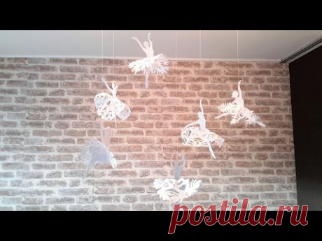 КАК СДЕЛАТЬ СНЕЖИНКУ БАЛЕРИНКУ ?..HOW TO MAKE THE BALERIN SNOW