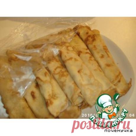 Блинчики на сыворотке - кулинарный рецепт