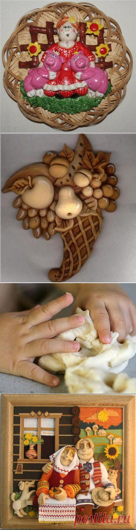 Панно из соленого теста на кухню: поделки своими руками, инструкция, фото и видео-уроки