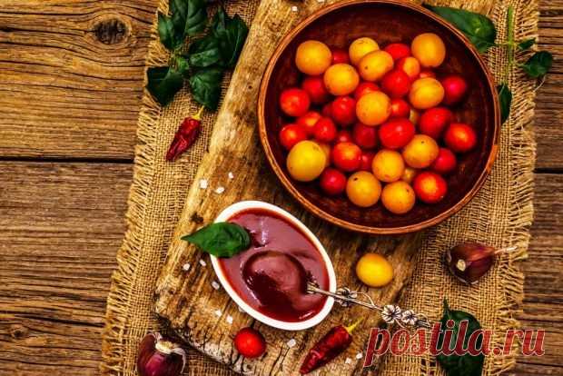 Ткемали из алычи на зиму — Домашние заботы