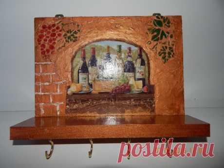 картины полочки из подручных материалов - Декупаж. Работы пользователей