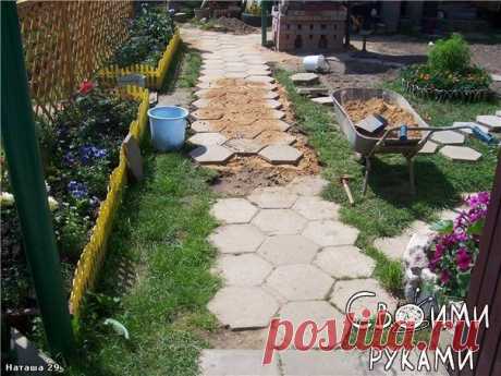 Тротуарная плитка своими руками