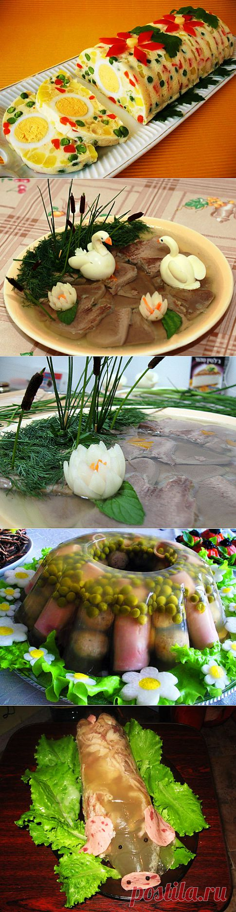 Праздничные блюда и оригинальные идеи их оформления! Просто но очень оригинально!.