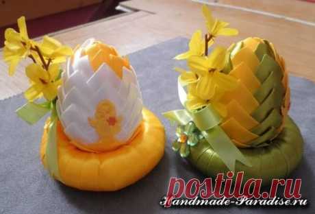 Шишки из лент в технике артишок - Handmade-Paradise