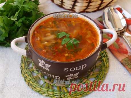Борщ с килькой в томате (рецепт с фото) | RUtxt.ru