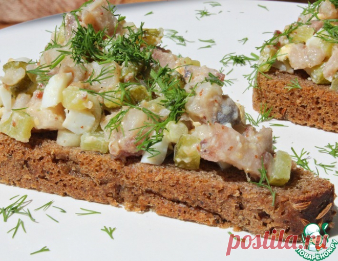 Рубленая сельдь по-баварски – кулинарный рецепт