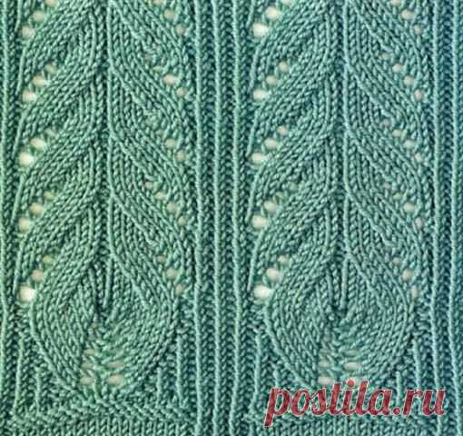 Красивые узоры для любителей вязать спицами Конкурс 