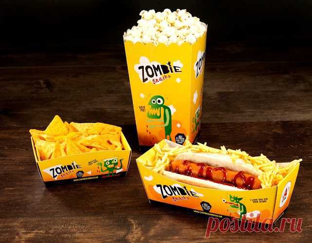 Zombie Snacks on Packaging of the World - Creative Package Design Gallery
