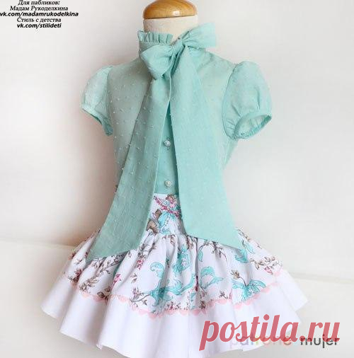 Детская блузка.Выкройка 
#шитье_детям 
#выкройка

Подписывайтесь на наши новости. Будьте с нами!!