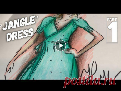 ВЯЖЕМ ПЛАТЬЕ СПИЦАМИ "ДЖУНГЛИ" / How to knit beautiful dress / part 1 Вяжем ЭКСКЛЮЗИВ!: - платье спицами «Джунгли» потрясающих, актуальных зеленых тонов из мерсеризованного хлопка! «Джунгли» - ста...