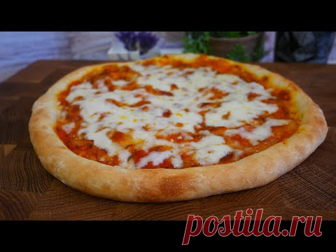 Неаполитанская пицца. БЕЗ МЯСА. Рецепт соуса. Вкусная пицца в духовке с ОВОЩАМИ