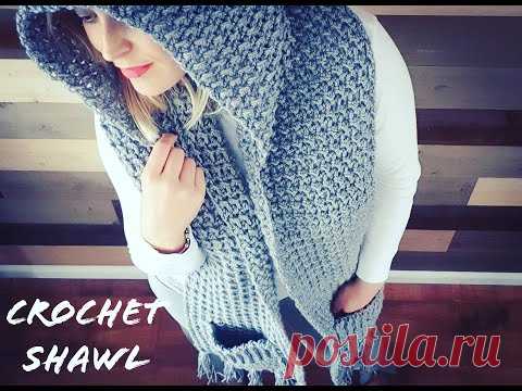 HOW TO CROCHET SHAWL / HOOH POCKETS