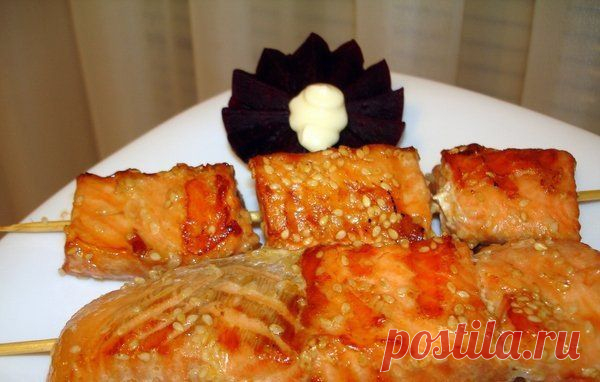 Брашеты из семги