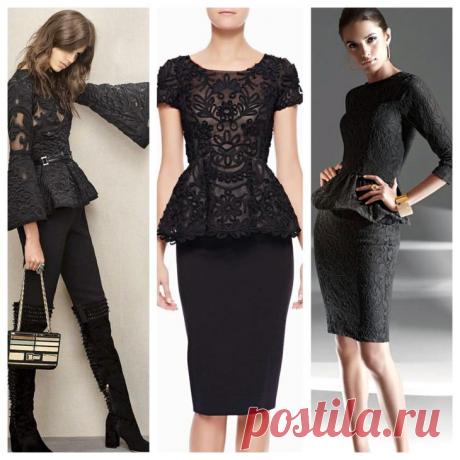 Одежда с баской: платья, юбки, жакеты — кому идет и как носить