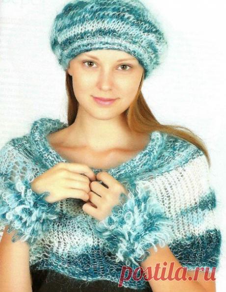Идея объёмного узора для женских шапок, беретов, шарфов. Шапки для взрослых и маленьких дам. | Ирина СНежная & Вязание | Яндекс Дзен